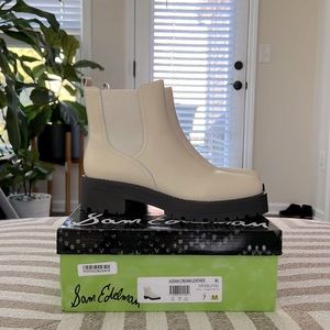 Sam Edelman Judah Heel Leather Chelsea Boots